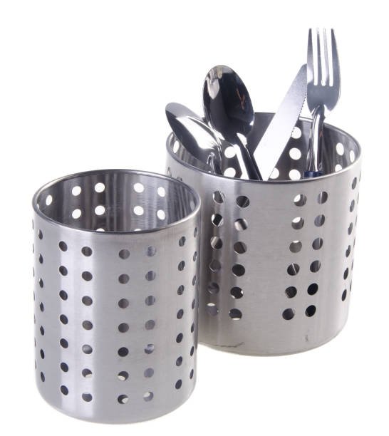 Cutlery Holder with Drain Tray – Hygienic Organization