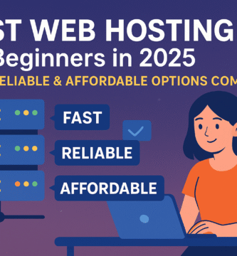 Best web hosting providers comparison chart showing affordable hosting options for beginners in 2025