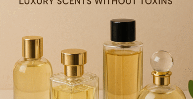 Best organic perfumes India 2025 luxury natural fragrances without chemicals collection display