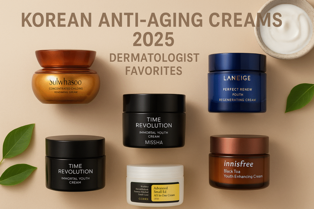 Best Korean Anti-Aging Creams 2025 – Dermatologist Favorites Skincare Products